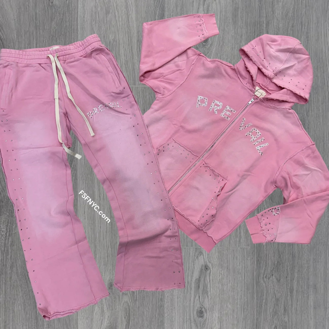 Prevail - Pink Tussy Sweatsuit - Clique Apparel