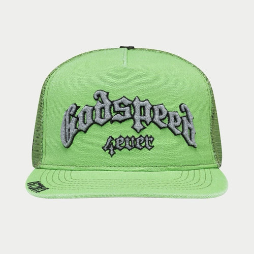 GodSpeed - GS Forever Trucker Hat (Lime Washed) - Clique Apparel