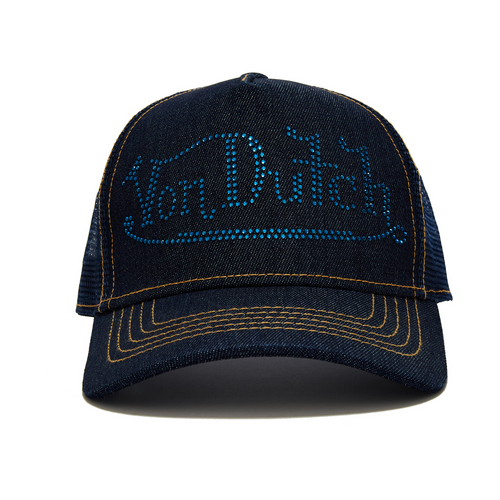 Von Dutch - Navy Rhinestone - Clique Apparel