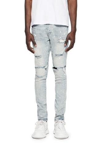 Purple - P001 Light Indigo Paint Jeans (LIP) - Clique Apparel
