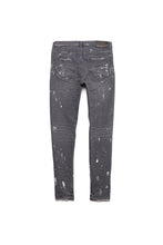 Load image into Gallery viewer, Purple - P001 Worn Grey Knee Slit Jeans - Clique Apparel