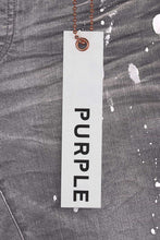 Load image into Gallery viewer, Purple - P001 Worn Grey Knee Slit Jeans - Clique Apparel