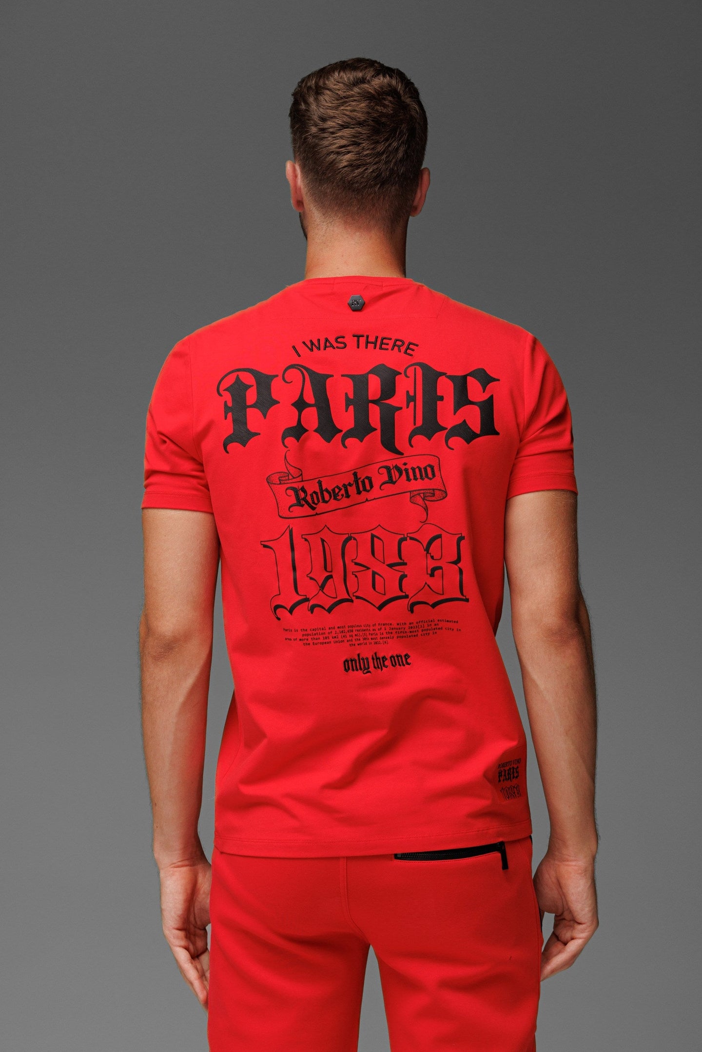 RV- One Paris T-shirt Red - Clique Apparel
