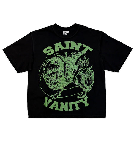 Saint Vanity - Griffin Tee Black/Green - Clique Apparel