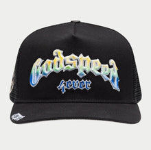 Load image into Gallery viewer, GodSpeed - Trucker Hat Gradient Black