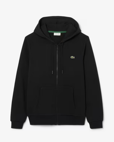 Lacoste - Men's Zip Up  Hoodie - Black - Clique Apparel