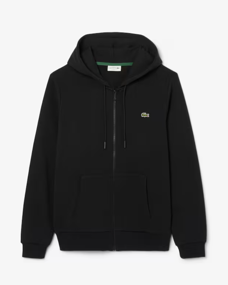 Lacoste - Men's Zip Up  Hoodie - Black - Clique Apparel