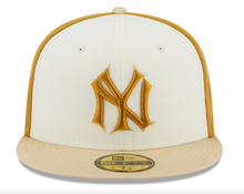 Load image into Gallery viewer, New Era - Chrome Anniversary 59FIFTY Fitted Hat - Cream/Gold - Clique Apparel