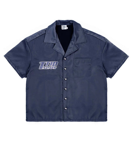 Triple Sevens - Navy Button Up - Clique Apparel