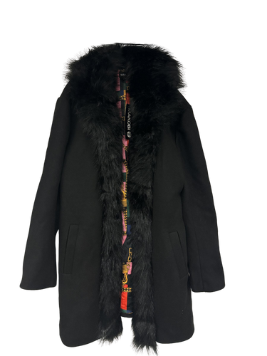 Makobi - Fur Long Coat - Clique Apparel