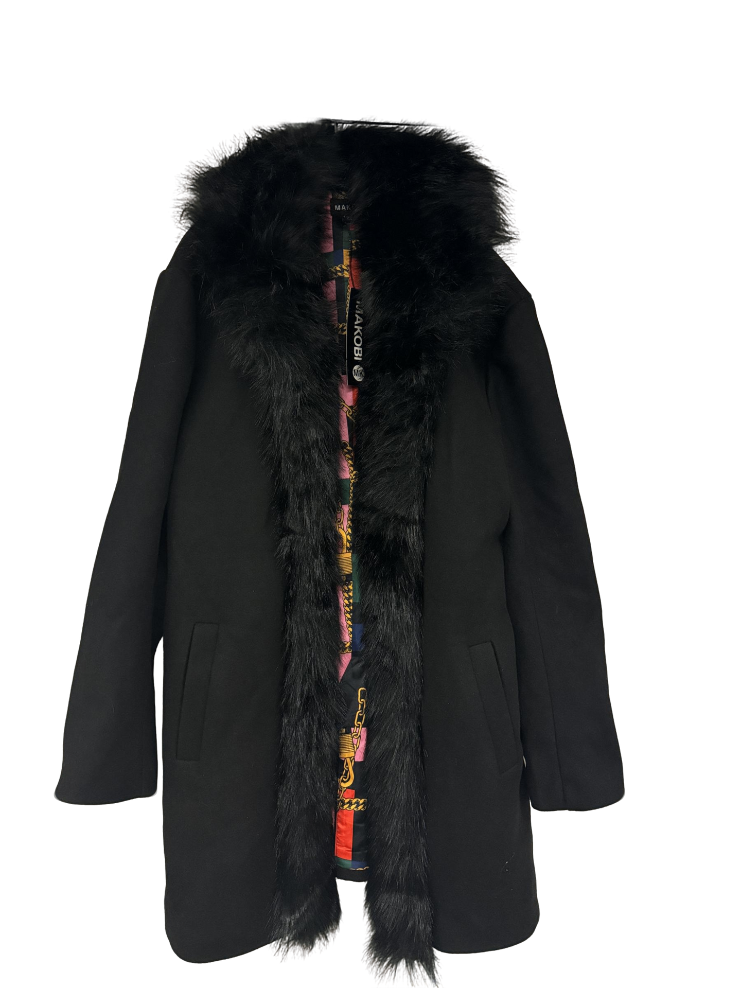Makobi - Fur Long Coat - Clique Apparel