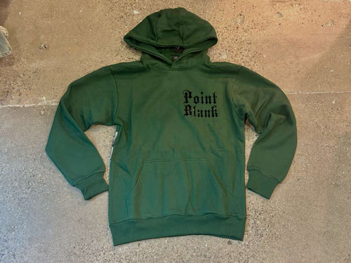Point Blank - Rebelz Luxe Rhinestone Hoodie - Green - Clique Apparel