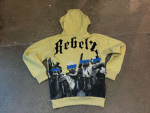 Load image into Gallery viewer, Point Blank - Rebelz Luxe Rhinestone Hoodie - Butter - Clique Apparel