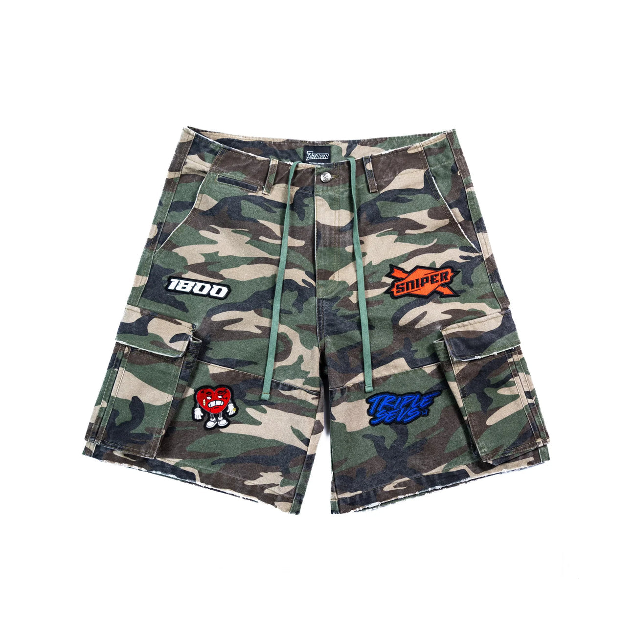Triple Sevens - Camo Shorts - Clique Apparel