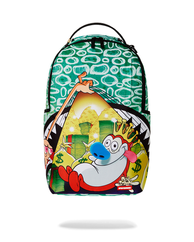 Sprayground - Ren & Stimpy Hidden Gold Mine DLXR Backpack - Clique Apparel