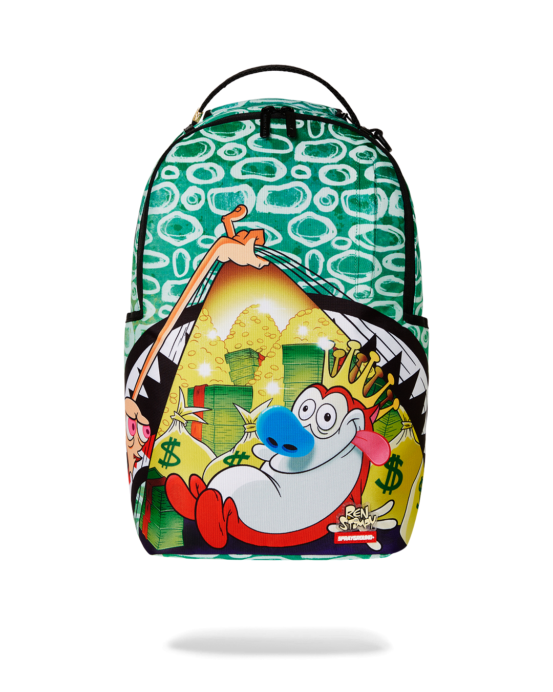Sprayground - Ren & Stimpy Hidden Gold Mine DLXR Backpack - Clique Apparel