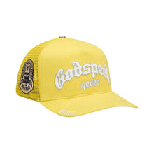 Load image into Gallery viewer, Godspeed - Yellow Lightning Trucker - Clique Apparel