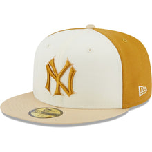 Load image into Gallery viewer, New Era - Chrome Anniversary 59FIFTY Fitted Hat - Cream/Gold - Clique Apparel