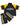 Forever Situated - Track Short Set - Black Yellow