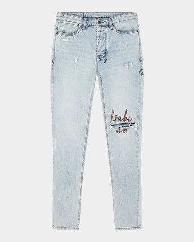 KSUBI - Van Winkle Frost Blue Jeans - Blue - Clique Apparel