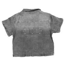 Load image into Gallery viewer, Mixed Emotions - Black Paisley denim shirt - Clique Apparel