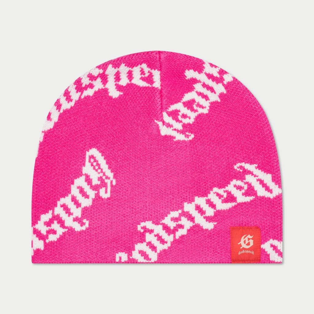 Godspeed - Og Logo Beanie Pink - Clique Apparel