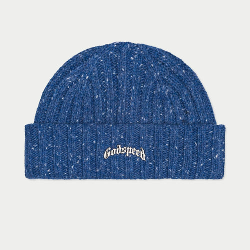 Godspeed - Og Logo Emblem Beanie (Blue Speckle) - Clique Apparel
