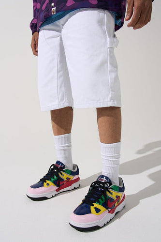 Serenede - QUARTZ  Denim Shorts - White - Clique Apparel