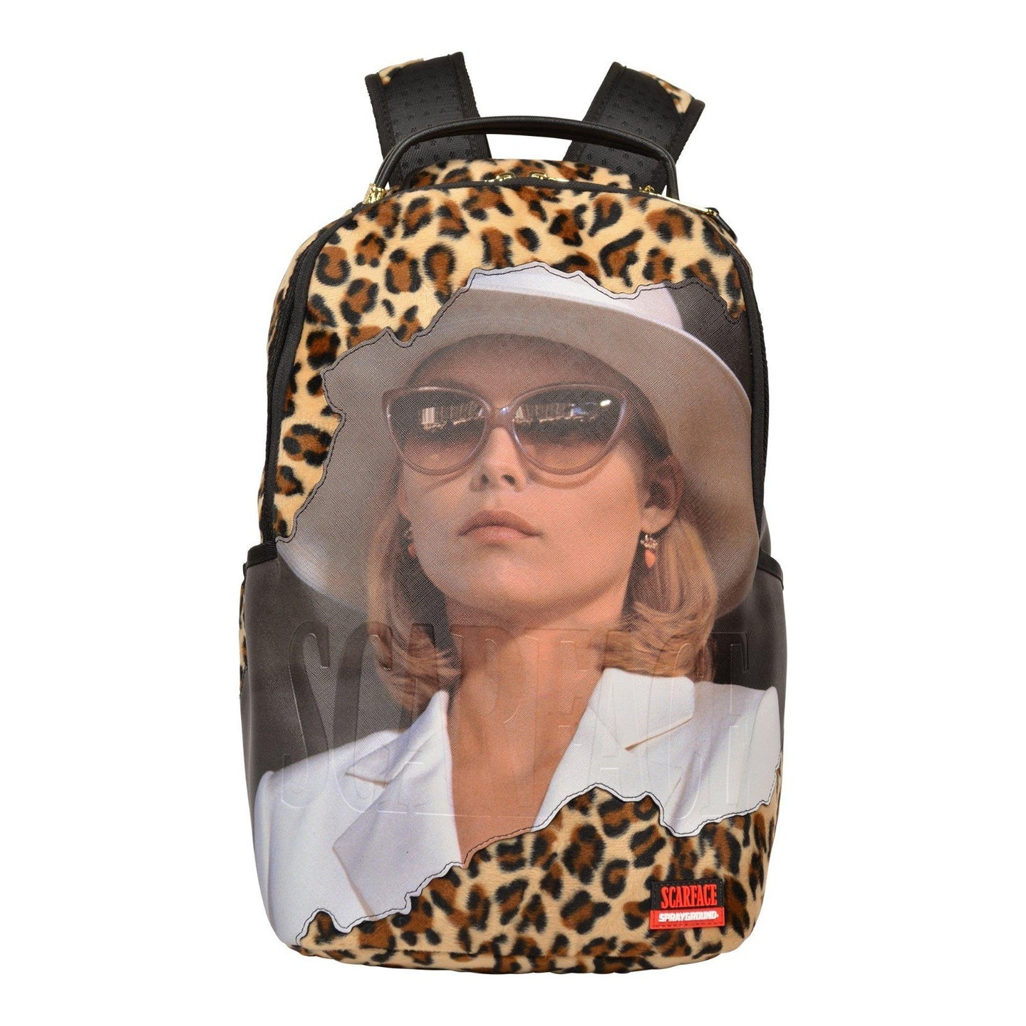 Sprayground - Scarface  Elvira Leopard Print DLXSV Backpack - Clique Apparel