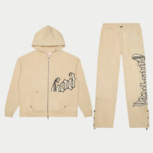 Load image into Gallery viewer, Godspeed - OG Logo Sweatsuit V2 (Creme/Bone) 2025 - Clique Apparel