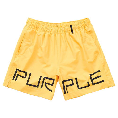 PURPLE-BRAND PRINTED ALL ROUND SHORT-WORDMARK MENS STYLE - Clique Apparel