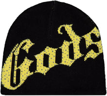 Load image into Gallery viewer, Godspeed - Og Logo Emblem Beanie (Black/Yellow) - Clique Apparel