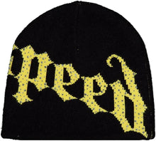 Load image into Gallery viewer, Godspeed - Og Logo Emblem Beanie (Black/Yellow) - Clique Apparel