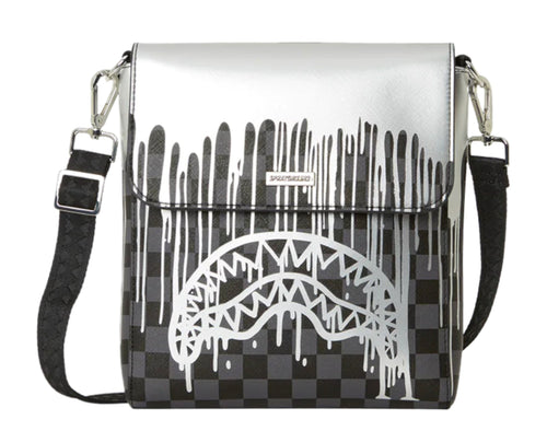 Sprayground - Chateau Ghost Platinum Drips Messenger Bag (DLXV) - Clique Apparel