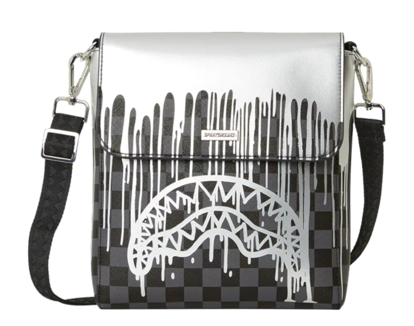 Sprayground - Chateau Ghost Platinum Drips Messenger Bag (DLXV) - Clique Apparel