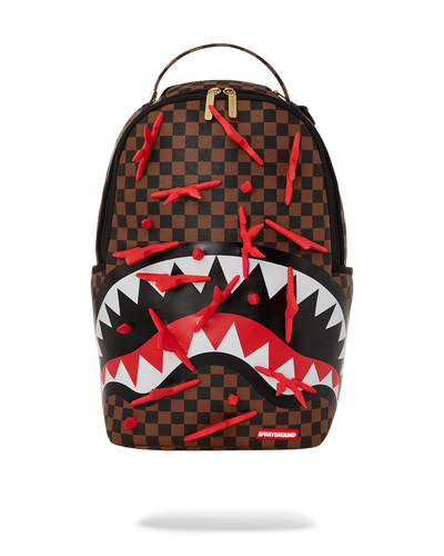Sprayground - Real 3D Ninja Stars Smashed Backpack (Dlxv) - Clique Apparel