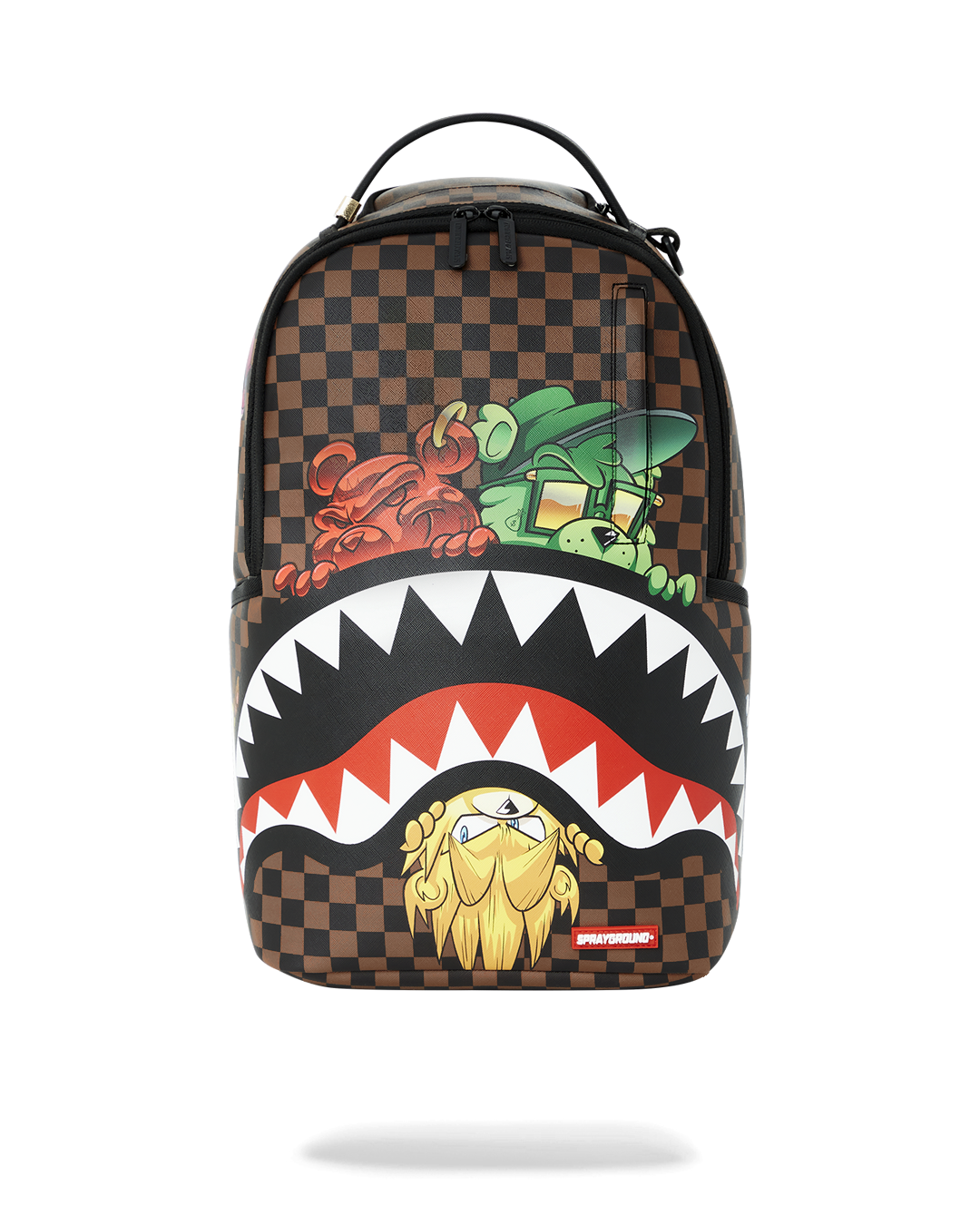 Sprayground - Sharks In Paris Characters Sneakin Backpack - Clique Apparel