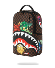 Load image into Gallery viewer, Sprayground - Sharks In Paris Characters Sneakin Backpack - Clique Apparel