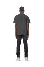 Load image into Gallery viewer, Purple - P001 Low Rise Skinny Jean Black Overspray - Clique Apparel