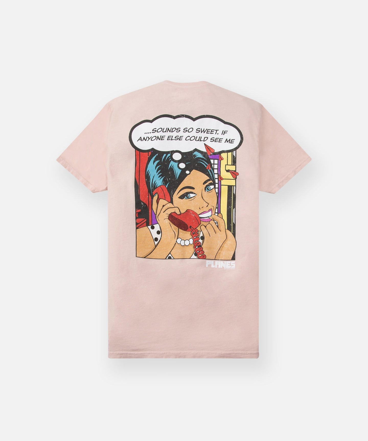 Paper Planes - Telephone Love Tee - Peach - Clique Apparel