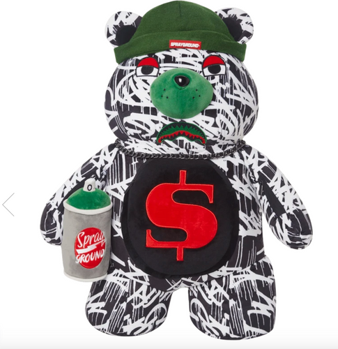 SPRAYGROUND BACKPACK- NIGHT NIGHT MONEY BEAR TEDDYBEAR - Clique Apparel