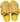 Kappa banda mitel 4 sandals- yellow - Clique Apparel