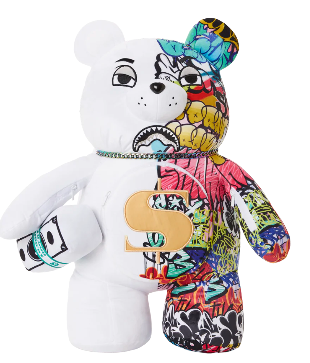 HALF GRAFF MONEYBEAR TEDDYBEAR BACKPACK - Clique Apparel